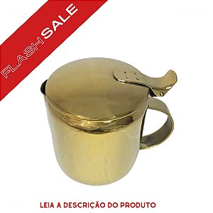 Bule Dourado em Aço Inox 350ML - By Fineza