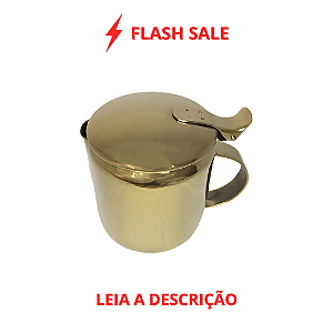 Bule de Chá Lena Dourado em Aço Inox 350ml