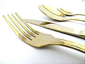 Faqueiro Dourado Victoria Fineza