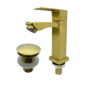 Conjunto de Sorvete Dourado Fineza - fgs industria criativa ltda