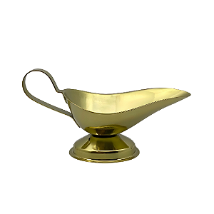 Molheira Lena Dourada em Aço Inox 150ml