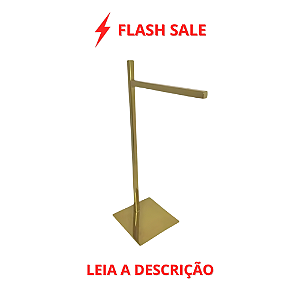 Toalheiro Haia Dourado em Aço Inox