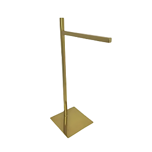 Toalheiro Haia Dourado em Aço Inox