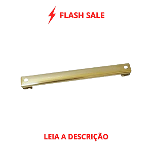 Porta Utensílios de Parede Lena Dourado em Aço Inox 40cm