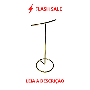 Toalheiro de Bancada Luigi Dourado em Aço Inox