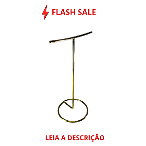 Toalheiro de Bancada Luigi Dourado em Aço Inox