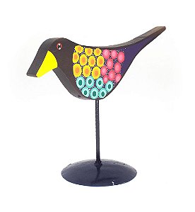 Passarinho Tuis Bico Amarelo