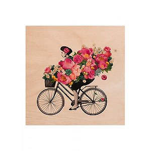 Quadro Bike Flores (20x20cm)