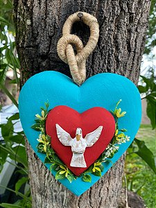 Pendente de Parede Divino Flor (25x16x3cm)