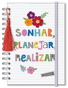 Planner Permanente M Frases coloridas