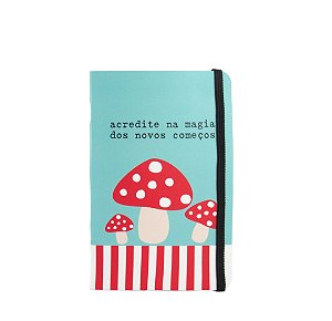 Caderneta Fofa -  Cogumelos