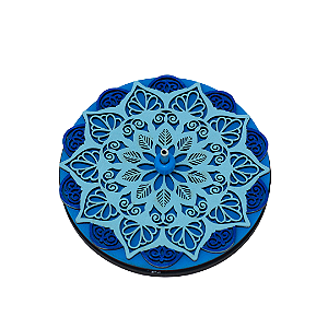 Porta-Inceso Mandala Azul