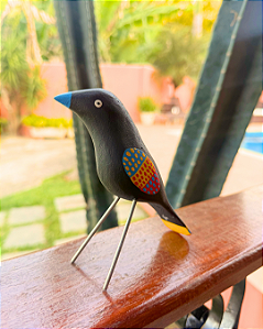 Passarinho Preto (12cm)