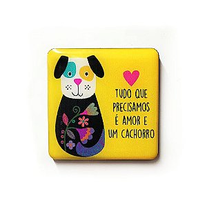 Imã Cachorro Black