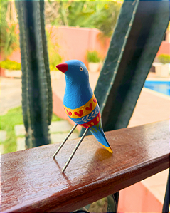 Passarinho Azul (12cm)