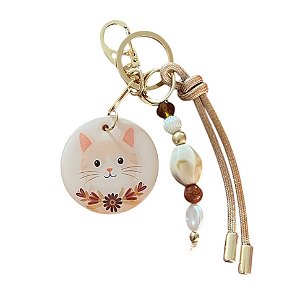 Chaveiro Ouro - Gato