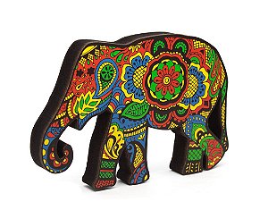 Escultura Elefante Mandala