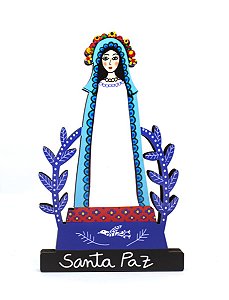 Escultura Santa Paz 20cm