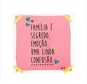 Azulejo decor - Família é segredo