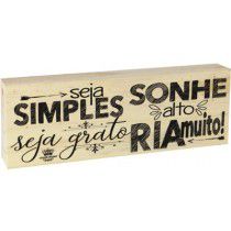 Placa de Mesa Seja Simples ZD