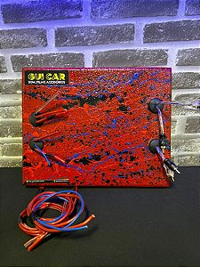 PAINEL DE MÓDULO VERMELHO PARA TS/DS 800X4 TARAMPS + FIAÇÃO BÁSICA