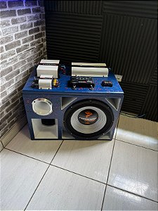 BOB TRIO AUTOMOTIVO E RESIDENCIAL TORNADO 2.2 15" + MÉDIO TARAMPS MB400S + Ti EAP + PAINEL FULL TARAMPS