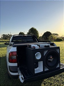 Caixa Bob Trio Vulcano 3.8 15” Completa – Pronta para Uso | Taramps + JBL + DK