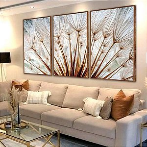 Trio de Quadro Dente de Leão