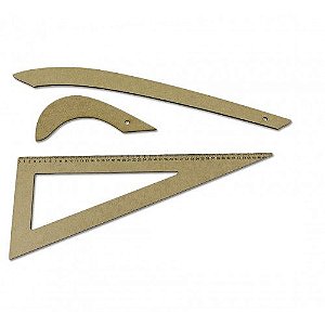 Kit de Réguas para Modelagem MDF