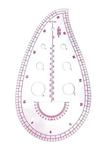 Régua de Curva Manga para Modelagem Flexível