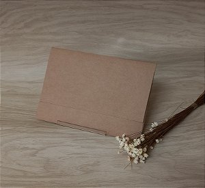 Envelope aba reta em papel KRAFT