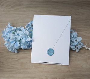 Envelope vertical de Bico Branco - lacre de cera vendido separadamente
