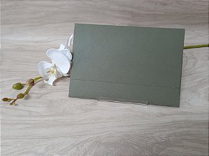 Envelope Verde Aba Reta em papel CardGreen