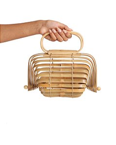 Bag De Mão Oval Artisan