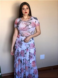 saia longa florida com cropped