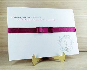 Convite de Casamento - 10 unidades - Modelo CEB02