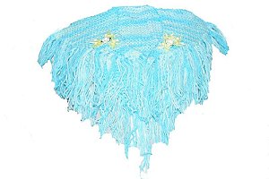 Xale Infantil Azul