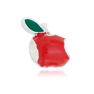 Berloque De Prata Maça – Joia em Prata 925 de Qualidade