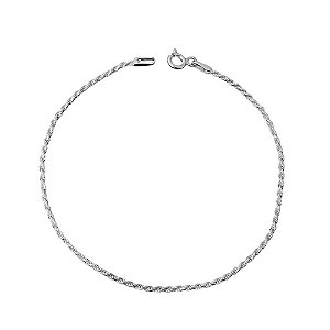 PULSEIRA DE PRATA CORDÃO BAIANO FEMININO