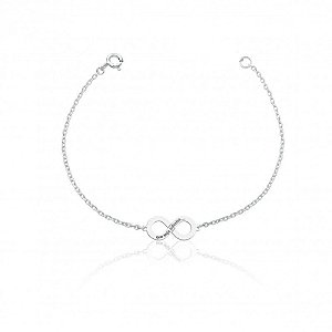 Pulseira De Prata Que Seja Infinito – Joia em Prata 925 de Qualidade