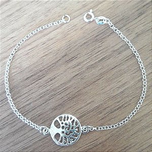 PULSEIRA DE PRATA ÁRVORE DA VIDA