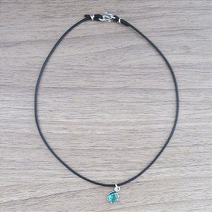 CHOKER COURINHO TURMALINA 36CM