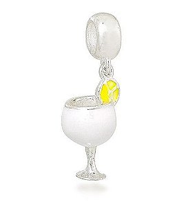 Berloque De Prata Taça De Drink – Joia em Prata 925 de Qualidade