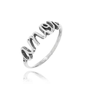 Anel De Prata Amor – Joia em Prata 925 de Qualidade
