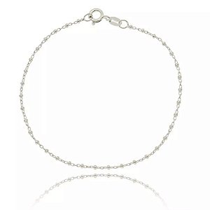 Pulseira De Prata Bolinha Italiana Feminina – Joia em Prata 925 de Qualidade