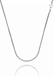 Corrente Prata De Bali Quadrada 45 Cm – Joia em Prata 925 de Qualidade