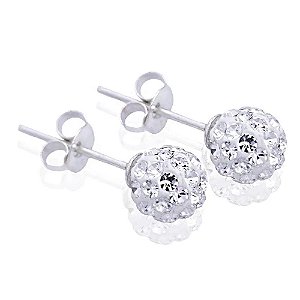 Brinco De Prata Mina 6Mm – Joia em Prata 925 de Qualidade