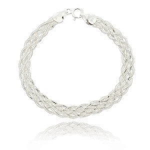 Pulseira De Prata 5 Fios – Joia em Prata 925 de Qualidade