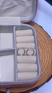 Argolinha P Fio Redondo 1,3 cm em Prata