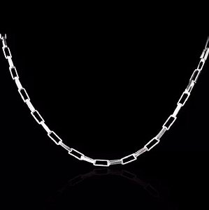 Corrente De Prata Masculina Cartier 70 X 0,2 Cm – Joia em Prata 925 de Qualidade